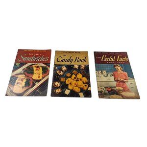 Vintage Culinary Art Institute Recipe Booklets 1941 Set of 3 Consolidated  Book
